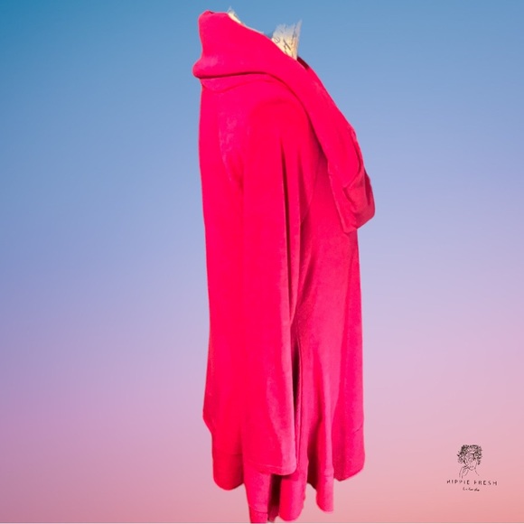 Soft Surroundings Weekend Layers Raspberry Pink Cowl Neck Jersey Knit Tunic S - Picture 7 of 7